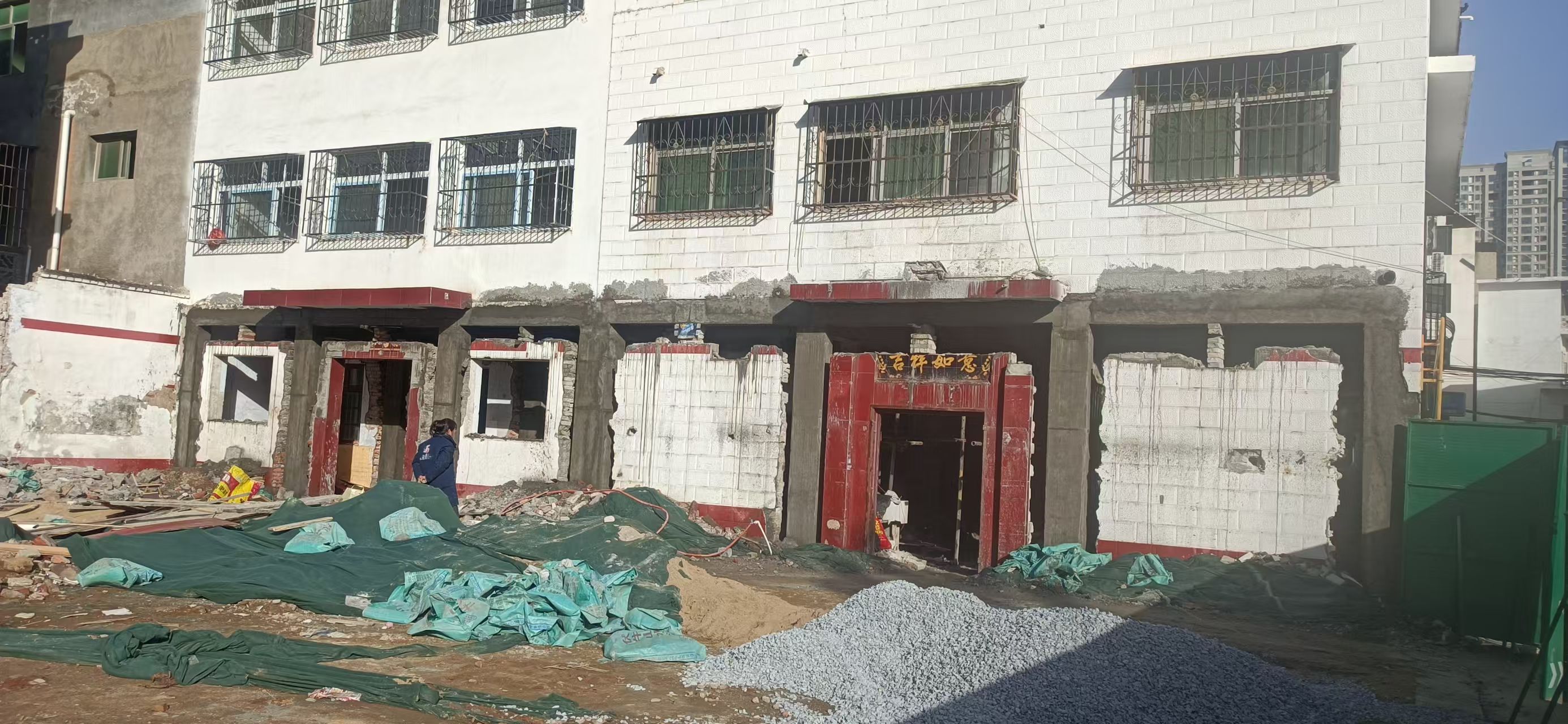淮安市新增大梁立柱危房加固 - 方案